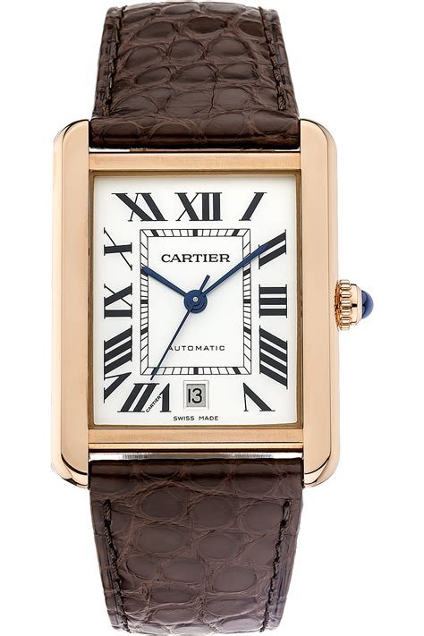pre owned cartier tank gold